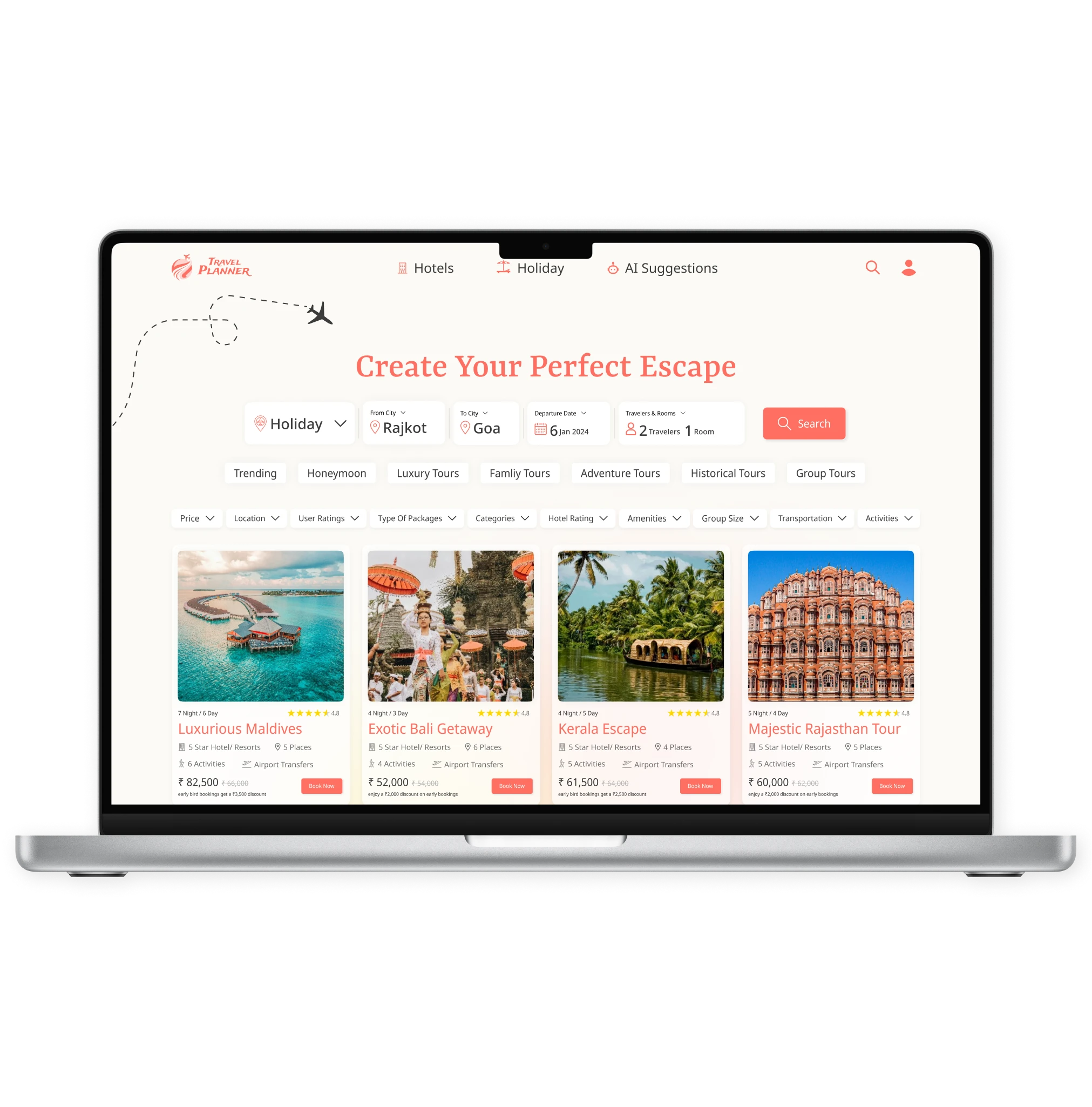 Custom Trip Planner