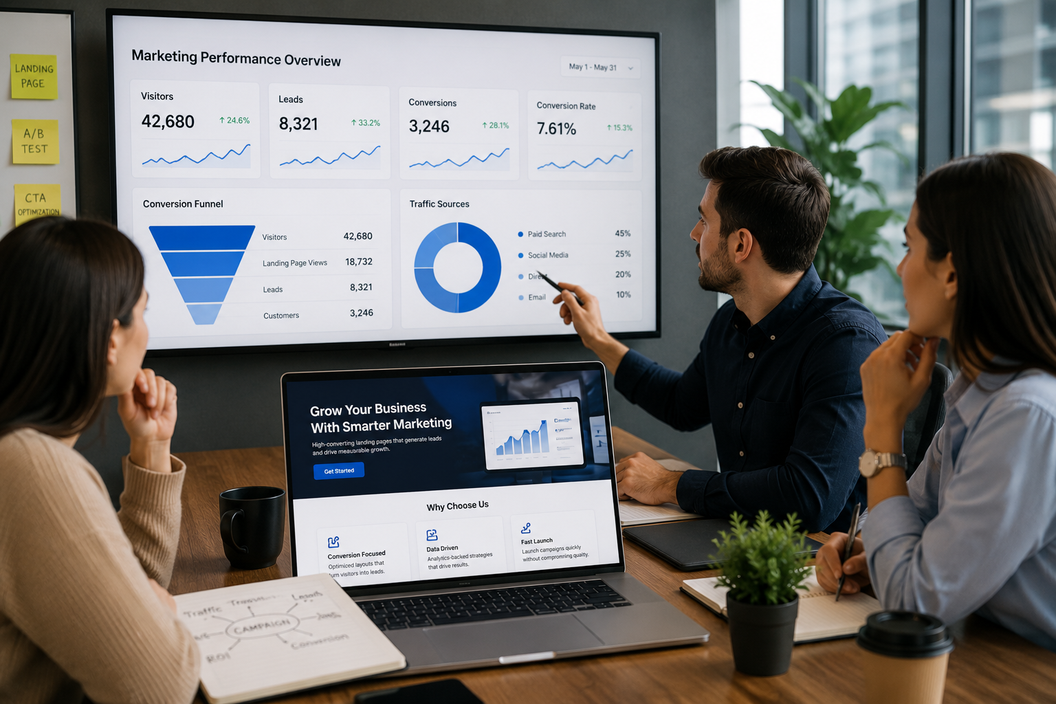 Marketing & Landing Pages