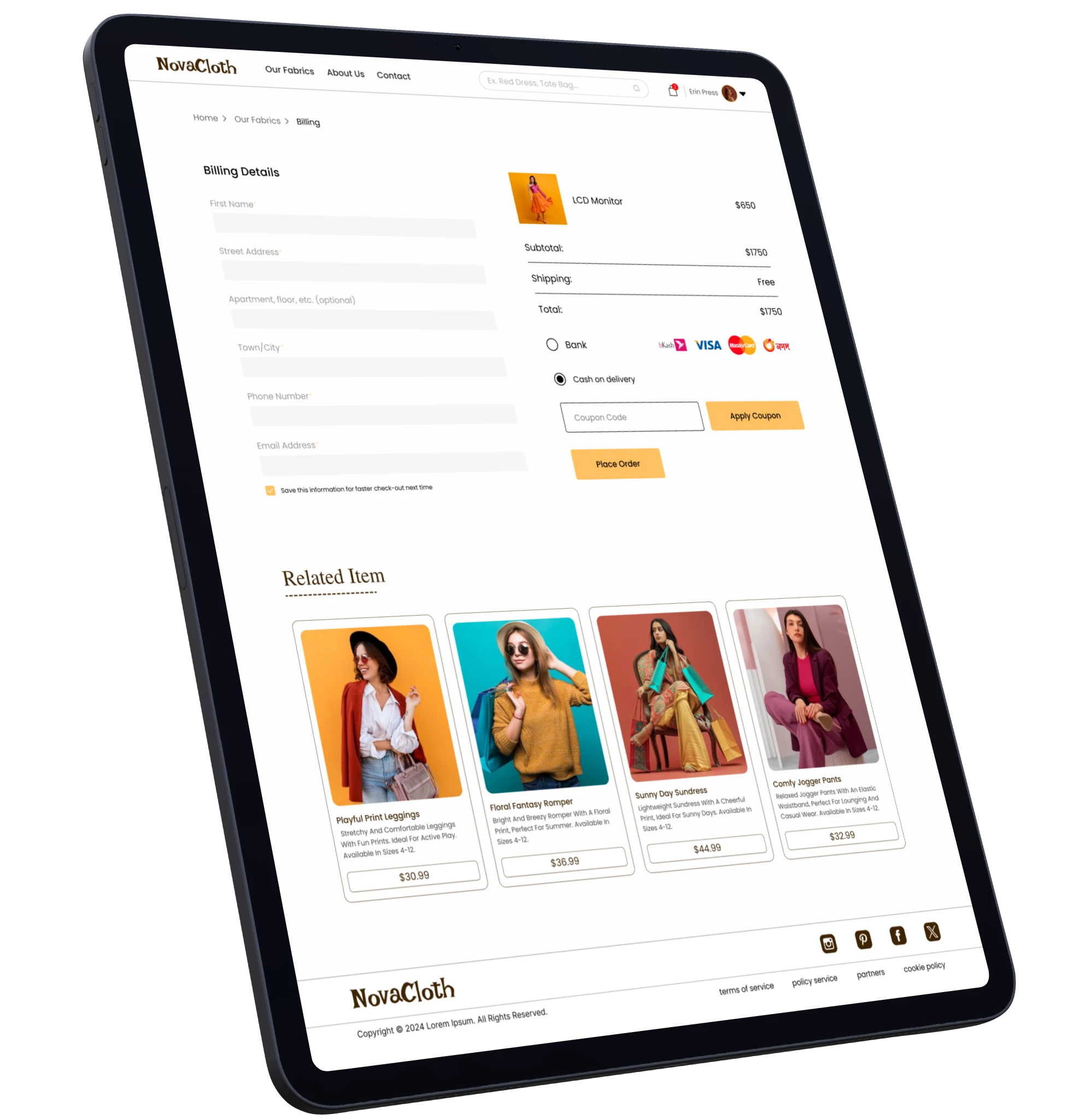 Secure & Multiple Payment Options
